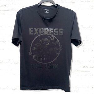 Express Men’s Black Graphic Short Sleeve T Shirt Size Medium